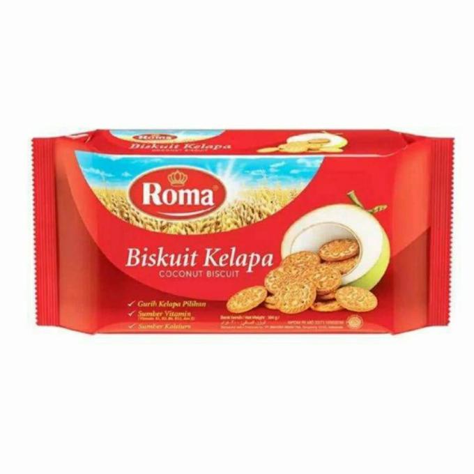 

Biskuit Roma Kelapa Coconut Biscuit 300Gr