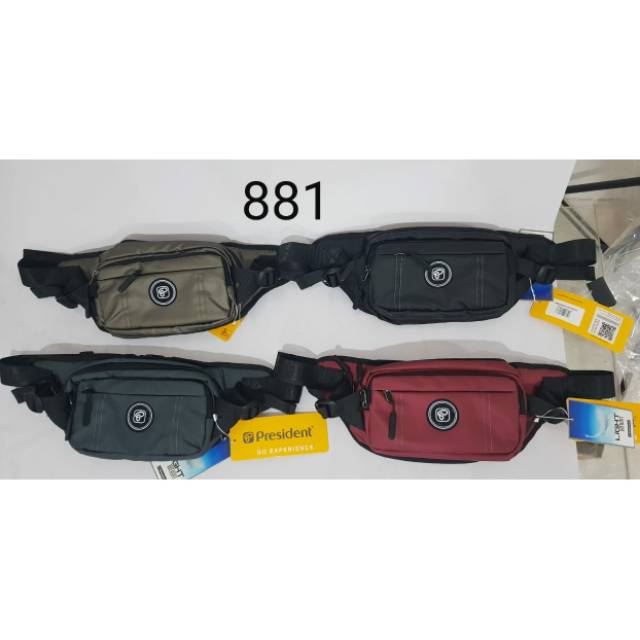 Tas pinggang president 881/882 tas selempang