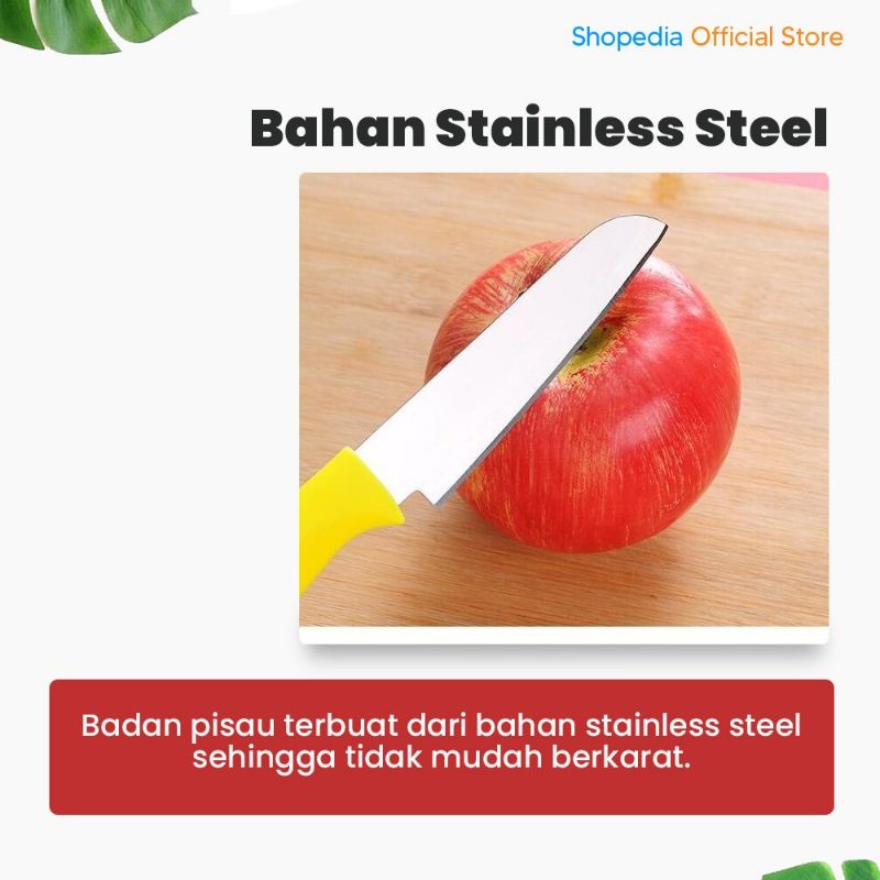 Pisau Dapur Buah Sayur Makanan kitchen set Stainless steel knife dapur unik