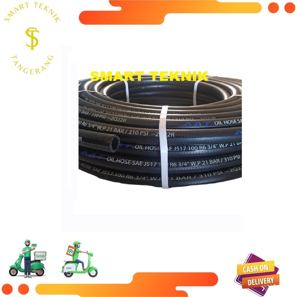 HARGA PER METER  Selang Multi Oil Serat Benang MULTI OIL HOUSE SAE J517 UKURAN 1 IN W.P 21 BAR / 310