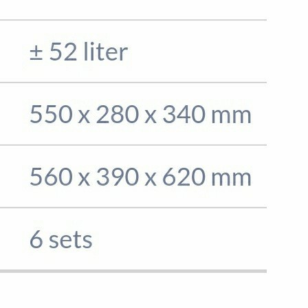 

Ezy Box 52 L Container Box 52Liter Ezy Vindo Biggy Promo