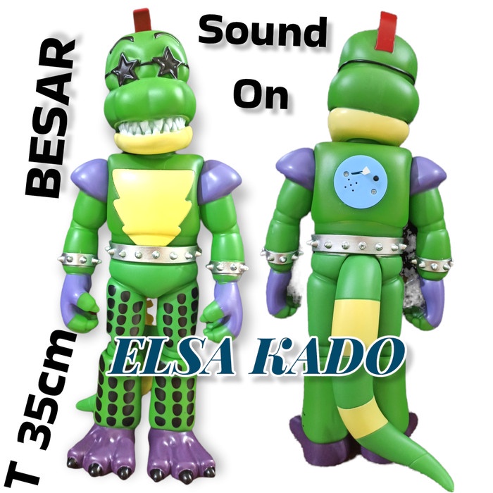Figure Five Night At Freddy Set Isi 6 Foxy Chica Mainan Topper Cake