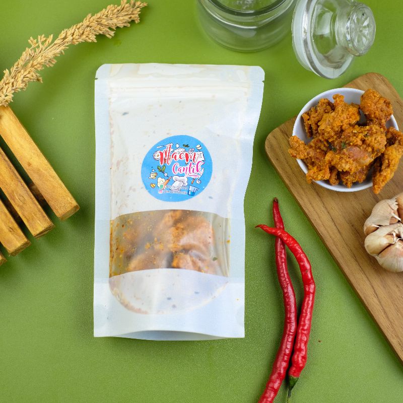 

Kulit Ayam Crispy Bumbu Bojot Daun Jeruk