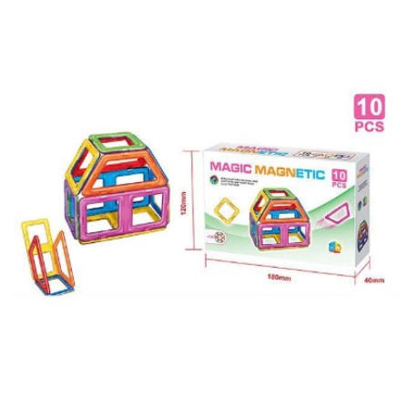 Mainan Anak MAGIC MAGNETIC ISI 10 PCS Edukasi Anak Kreasi Kreatif Toys