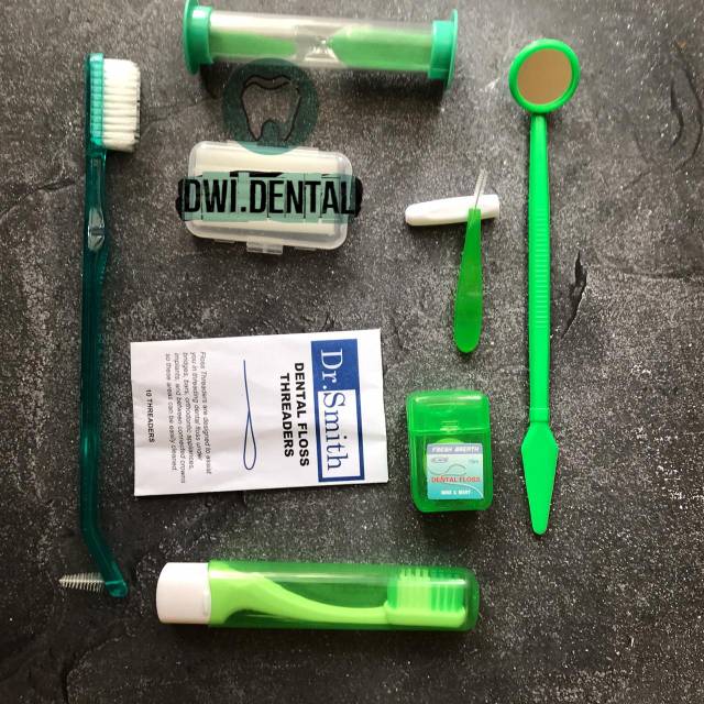 L5- dental Ortho kit sikat gigi behel traveling travel pack