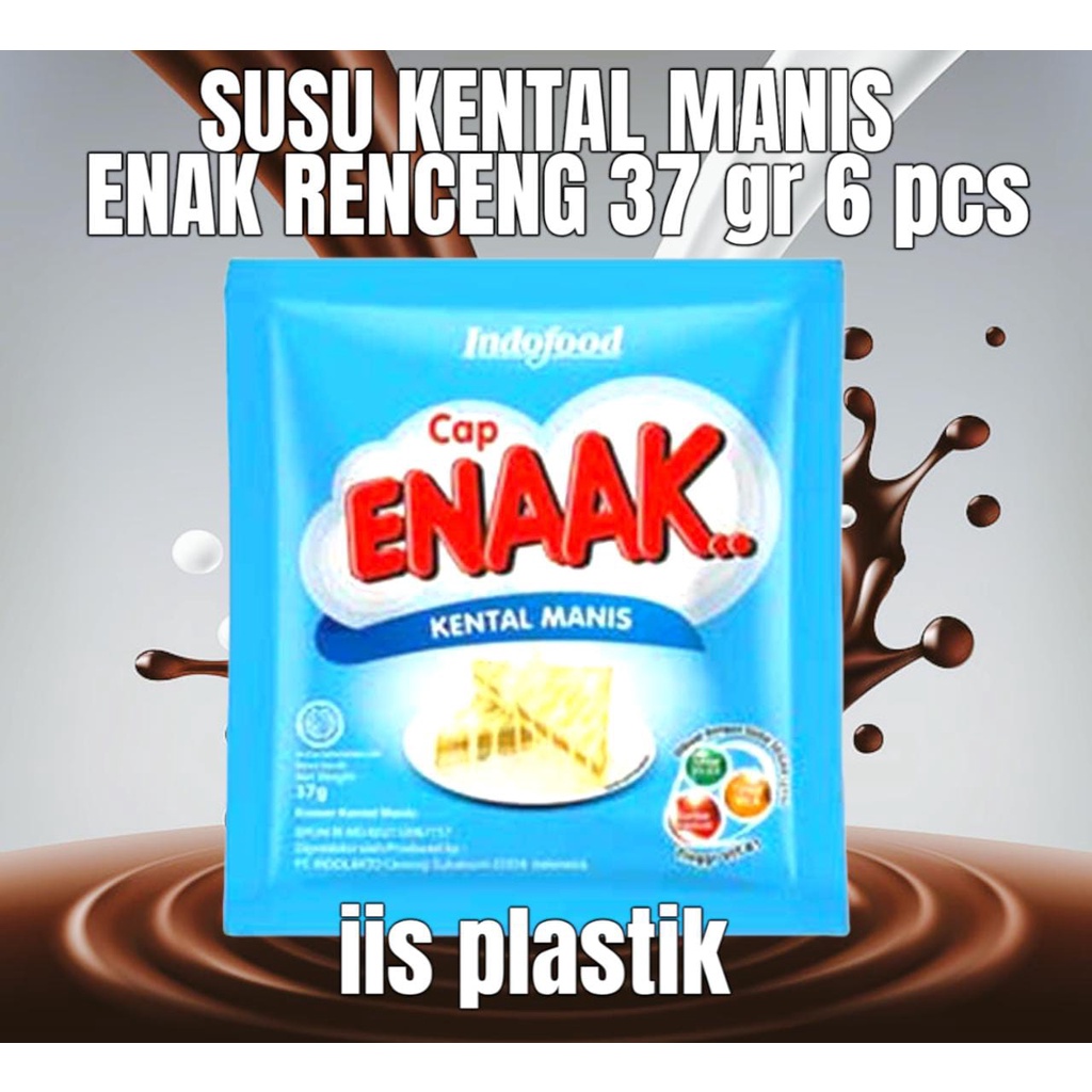 Susu Kental Manis Cap Enak 37gr renceng isi 6 pcs