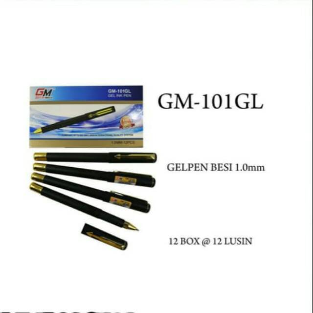

Pulpen Gel GM 101-GL ELITE ISI 12 PCS