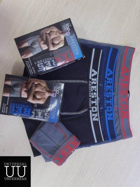 Pakaian Bawahan Boxer Cowok Areston Celana Dalam Laki Laki Sempak Pria Dewasa Terlaris By Universal Underwear