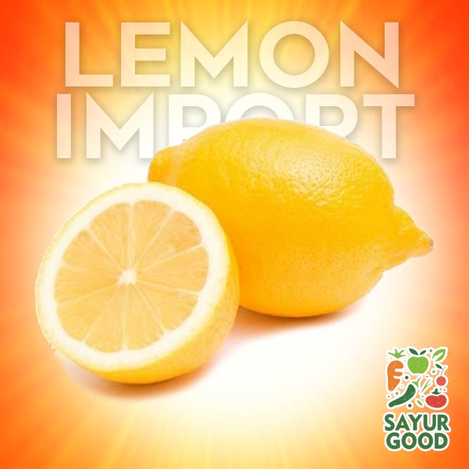 

Lemon Import Segar / Buah Jeruk Lemon Fresh 1 Kg (Buah Segar)