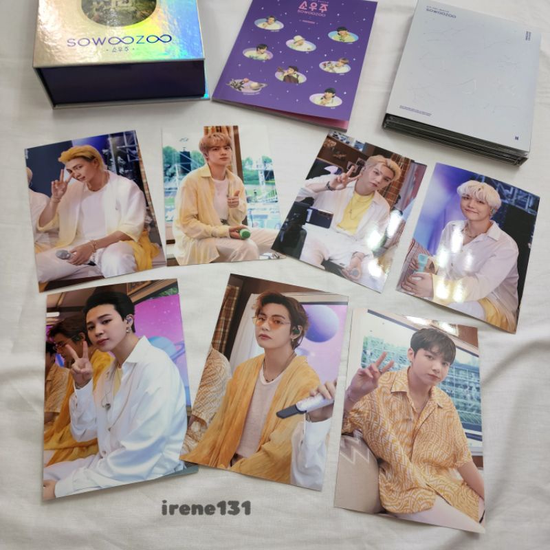 Ready Stock BTS Official Sowoozoo Bluray Member Photo Poca RM Jin Suga J-Hope Jimin Taehyung Jungkoo