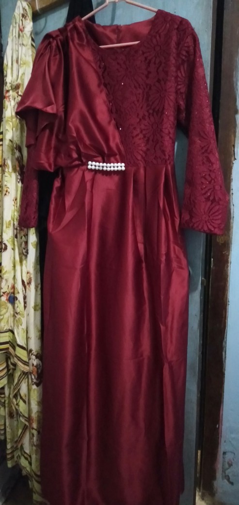 Gamis Brokat Cavlin // Pusat Kulakan Batik