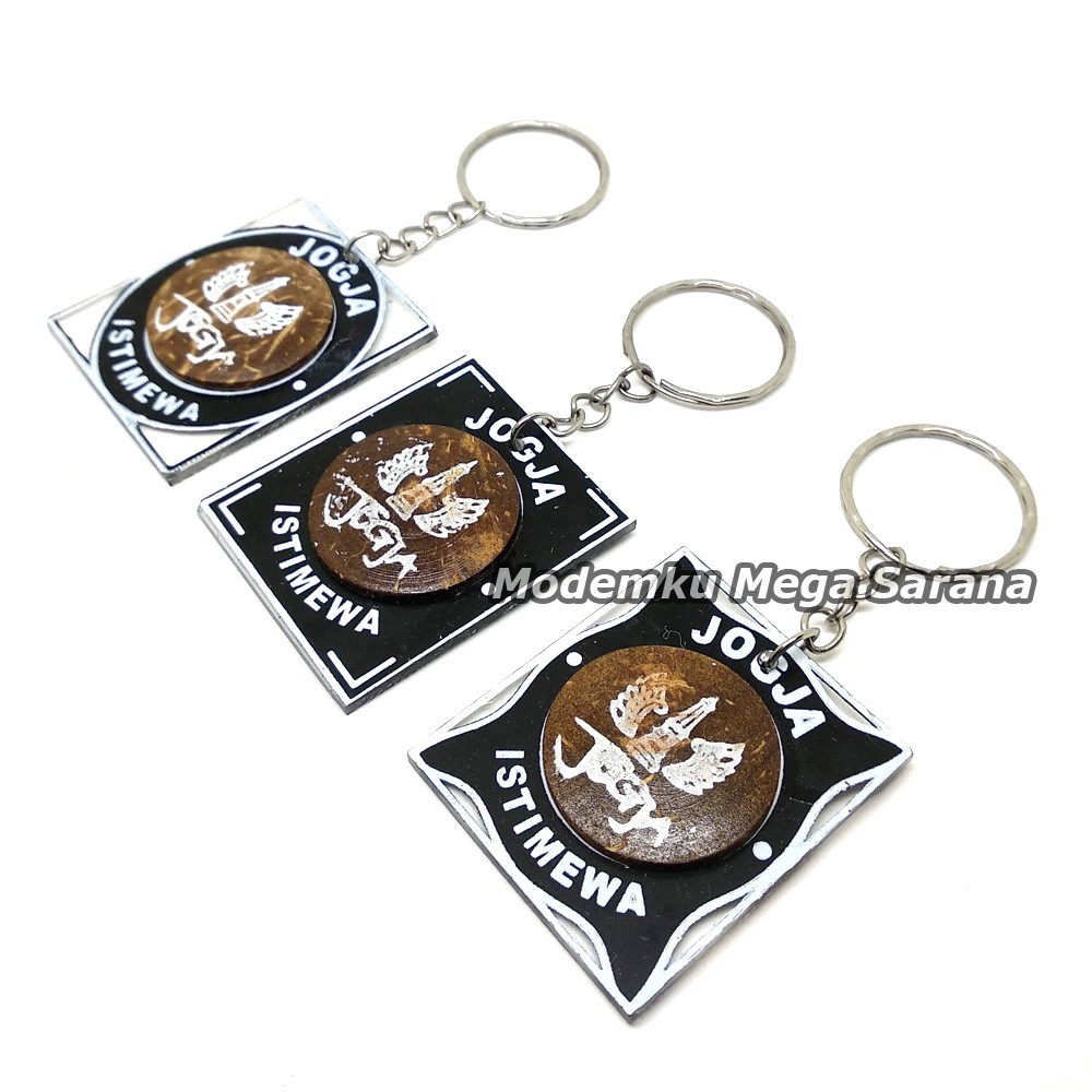 [20 pcs] Souvenir Gantungan Kunci Jogja GTK10 - Oleh Oleh Khas Jogja