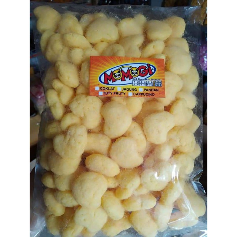 

Momogi Jagung Love 250 gr Gurih Camilan ringan murah enak