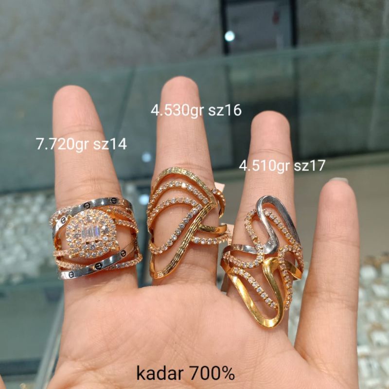 cincin emas Jakarta kadar 700%