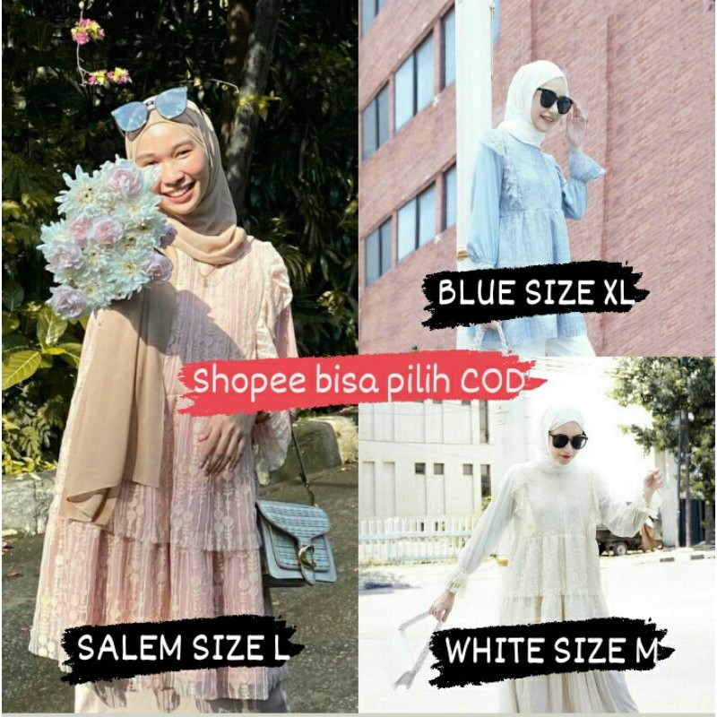 Alice Blouse by Vanilla Hijab