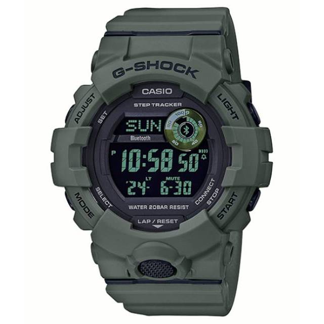 CASIO G-SHOCK BLUETOOTH TYPE GBD-800UC-3DR HIJAU ORIGINAL / CASIO GSHOCK G-SQUAD GBD 800UC 3 / JAM T