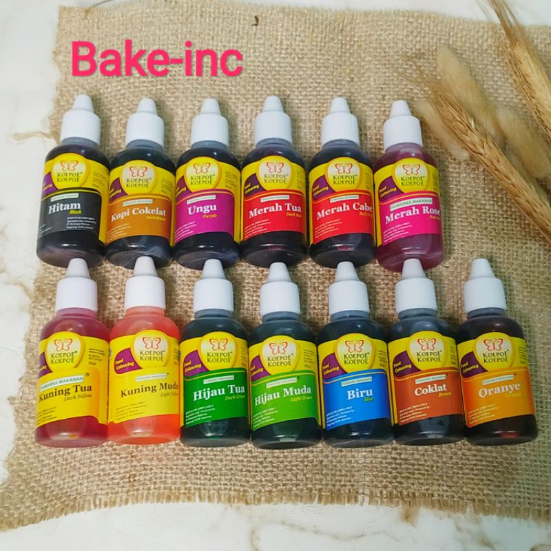 

[Bake.inc] Koepoe Pewarna Makanan Semua Warna