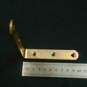 Siku Rak Verseng 10x10cm Plat Siku Penyangga Lemari L Besi