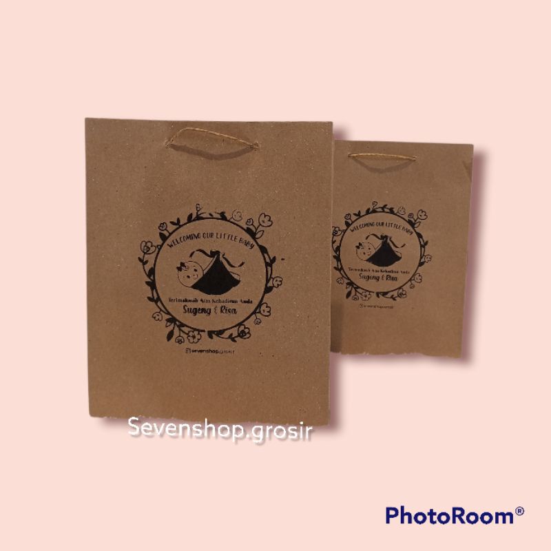 

paper bag custom tas souvenir custom