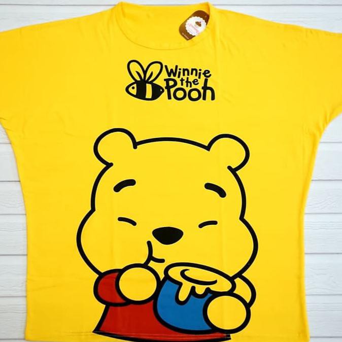 KAOS JUMBO POOH MADU XXXL OREENJY CUPCAKE {PRODUK TERBARU}