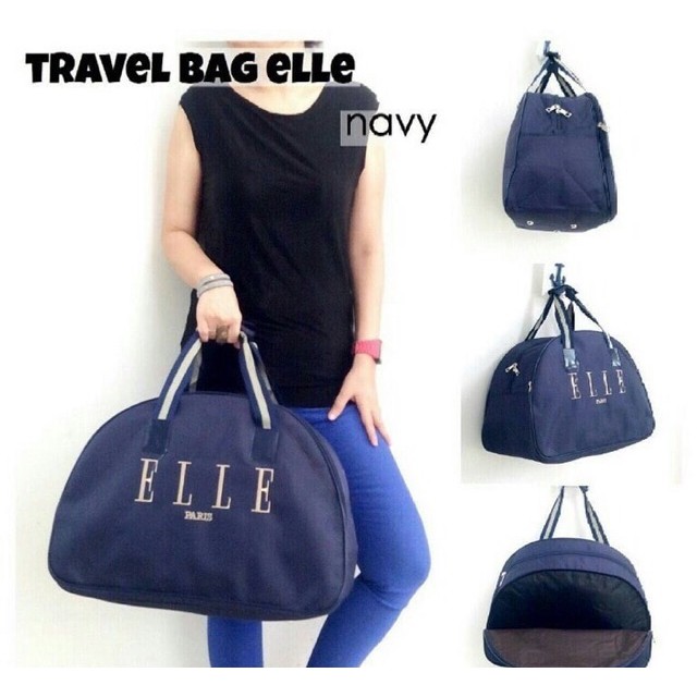 PA TAS TRAVEL JINJING PAKAIAN ELLE // NAVY TF034