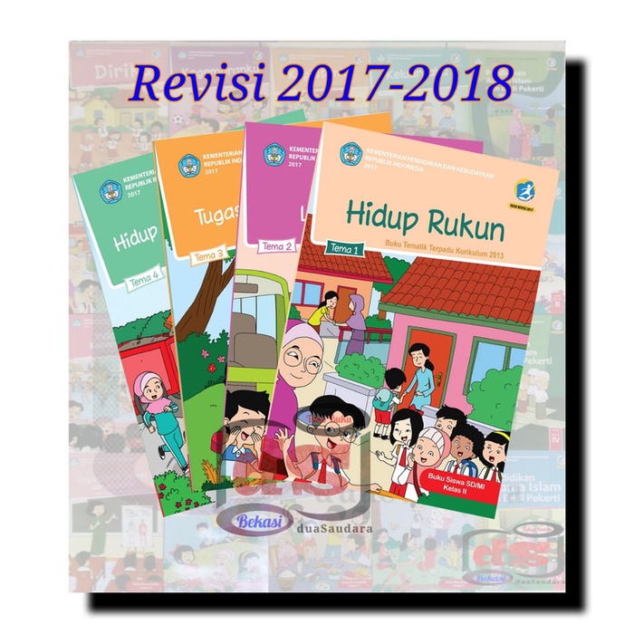 

❤BISA COD❤ Buku Tematik Terpadu Kelas 2 SD Tema 1234 K2013 Edisi Revisi 2018