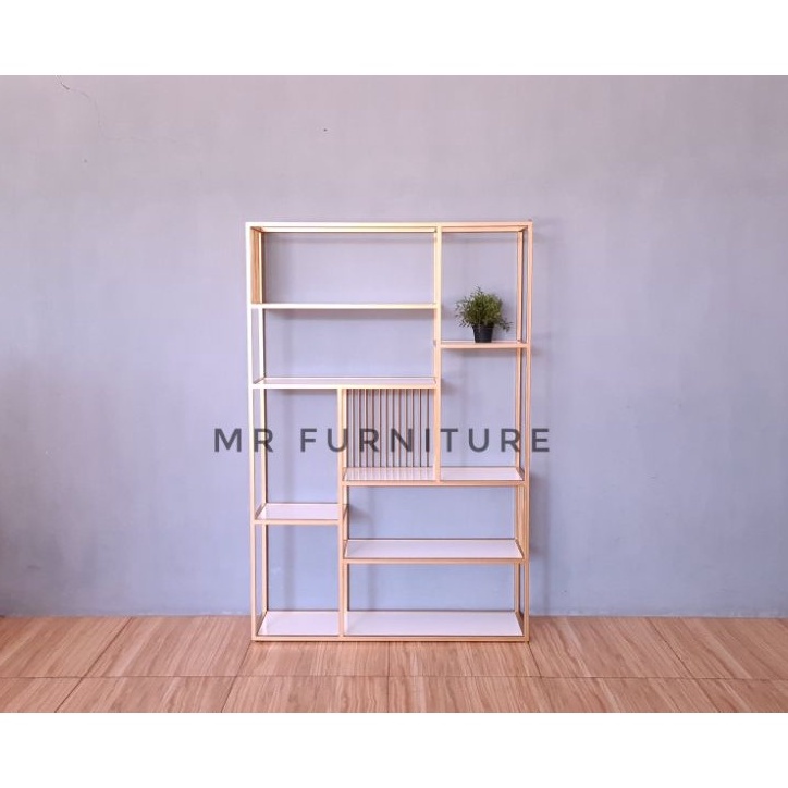 Rak Buku Lemari Buku Partisi Display cabinet