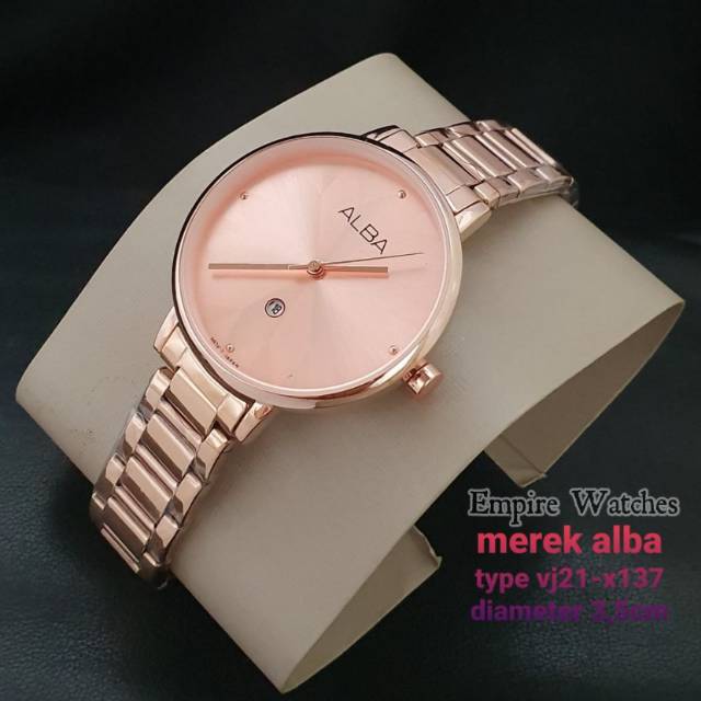 Jam Tangan Alba 800754 Wanita Tanggal Aktif
