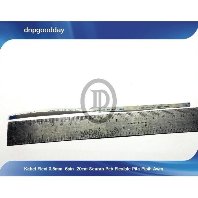 

Kabel Flexi 0,5Mm 6Pin 20Cm Searah Pcb Flexible Pita Pipih Awm Dnpgood11 Segera Beli