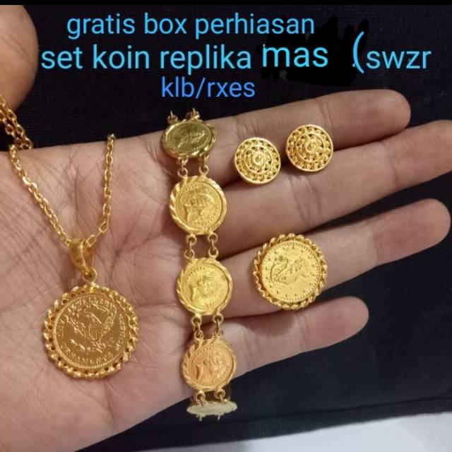 Replika mas 24k, awet,tahan lama,bisa disepuh ulang