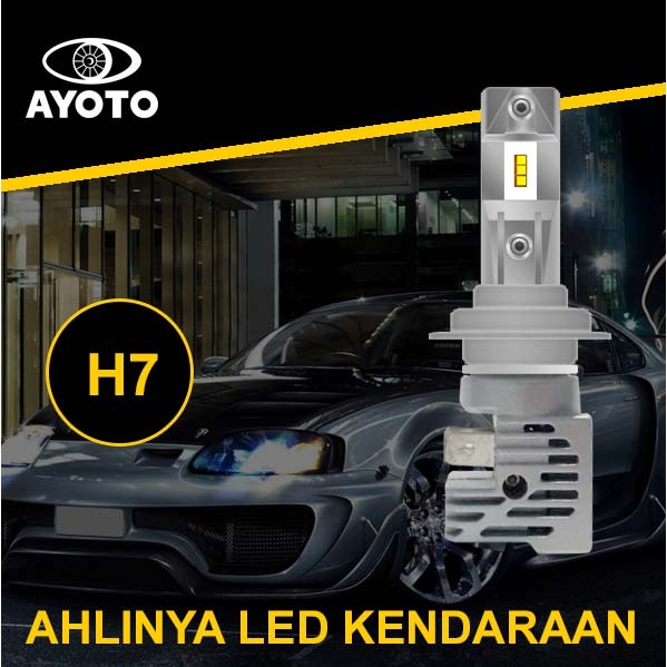 Lampu LED Mobil AYOTO H7 Original (1SET)