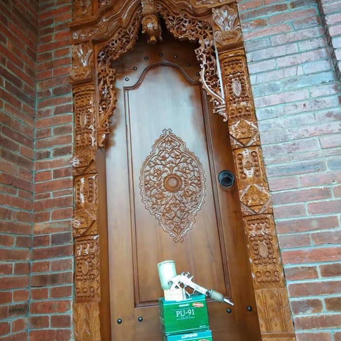 PINTU KAMAR UKIR GEBYOK 3D JEPARA