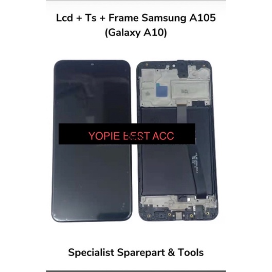 LCD SAMSUNG A10 A105 OLED 2 + FRAME FULLSET