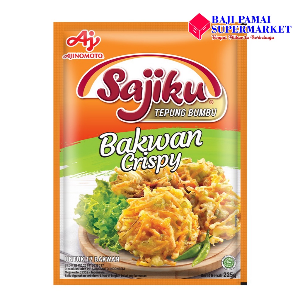 

Sajiku® Tepung Bumbu Bakwan Crispy 210g