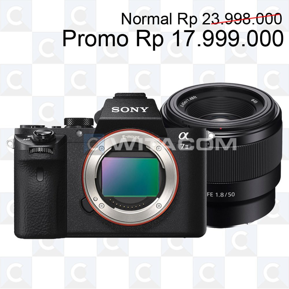 Sony A7 II   FE 50mm F1 8 Termurah