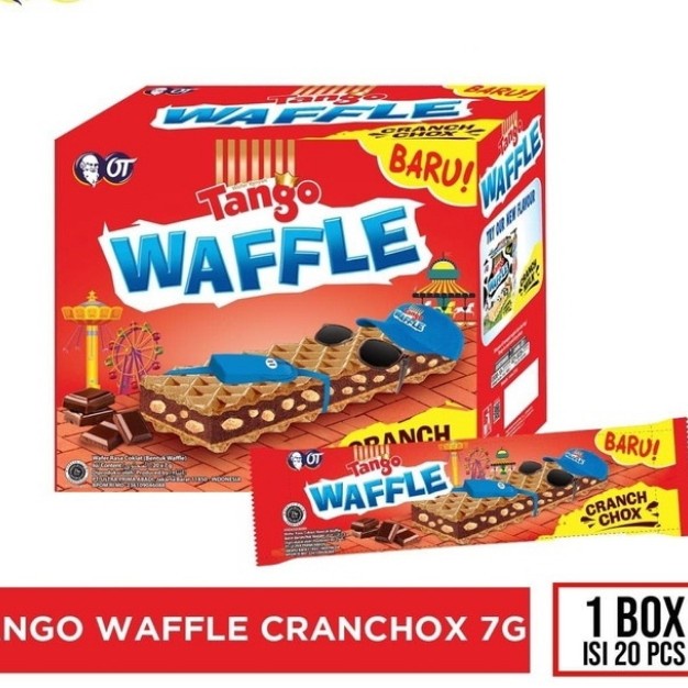 

Wafer-Biskuit- Tango Waffle Cranchox Crunchox Cranch Chox Box Isi 20Pcs 20 Pcs -Biskuit-Wafer.