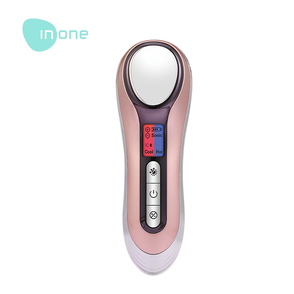 Inone Alat Kecantikan Ultrasonik Ion Facial Deep Cleansing Mengecilkan Pori-Pori Wajah Massager-2