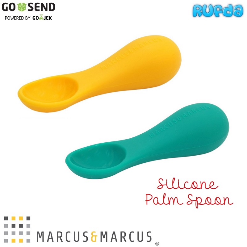 Marcus Marcus Silicone Palm Spoon Sendok Makan Anak Pegang Sendiri