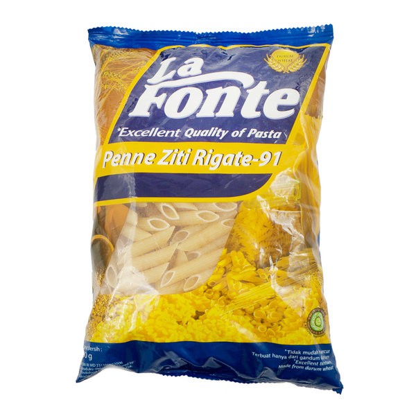 

LA FONTE Pasta Penne Ziti Rigate-91 500gr