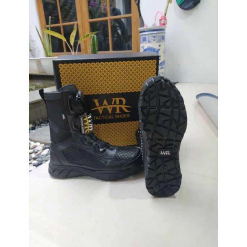 Sepatu PDL Tali Putar Libra merk WR ( bukan Boa)