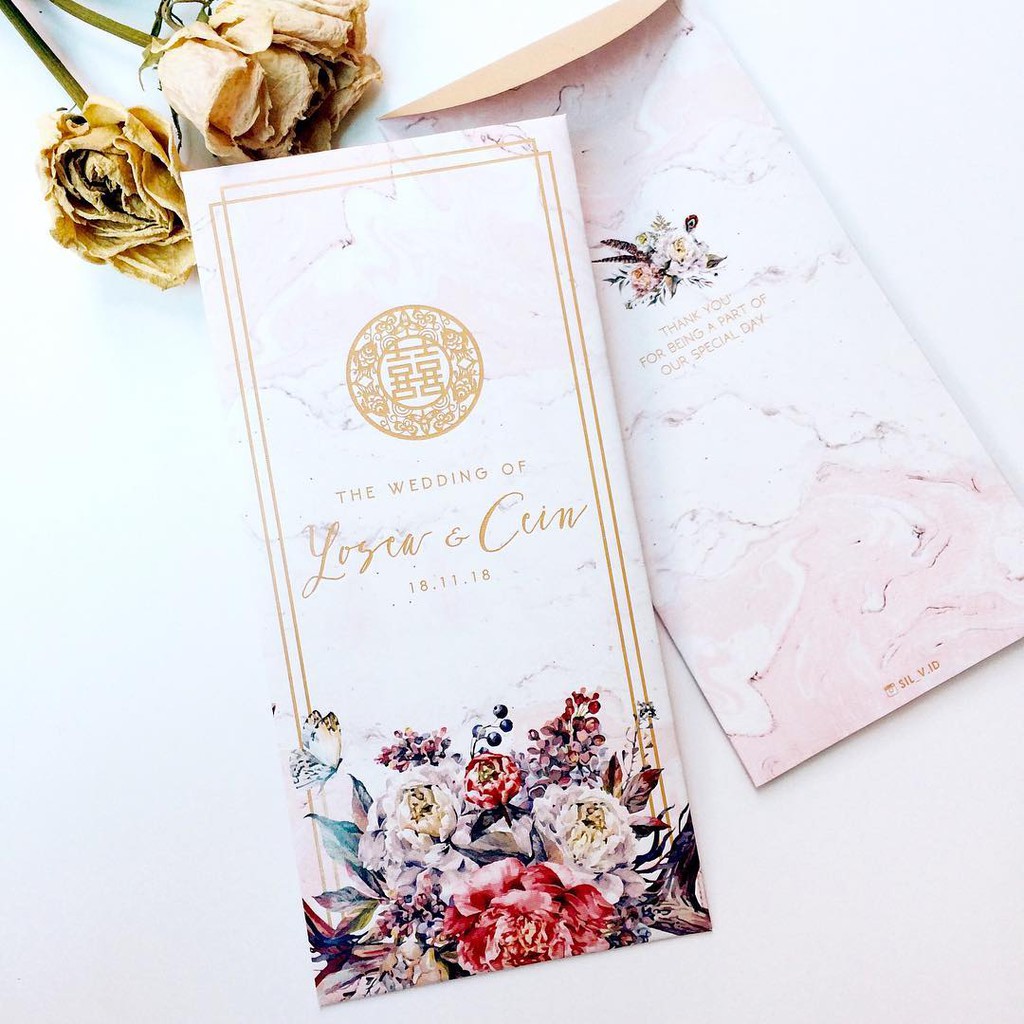 

Rustic Fleur ( Angpao sangjit - Custom Angpao - Angpao Wedding - amplop - ucapan )