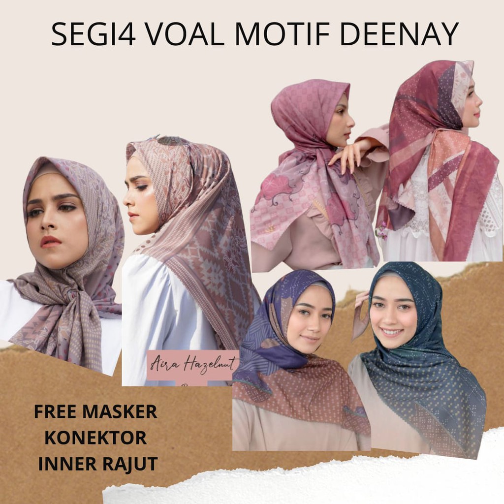 SEGI4 MOTIF || VOAL PREMIUM || MOTIF DEENAY KW || TEGAK DI DAHI || MOTIF TERBARU
