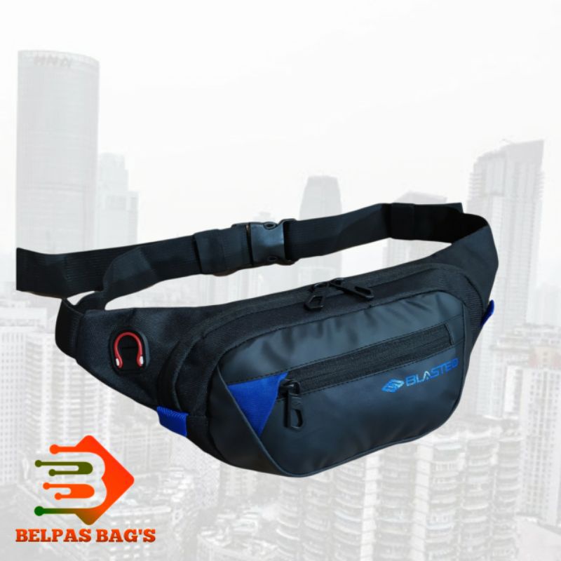 Tas pinggang waistbag tas selempang pria blasted 4448