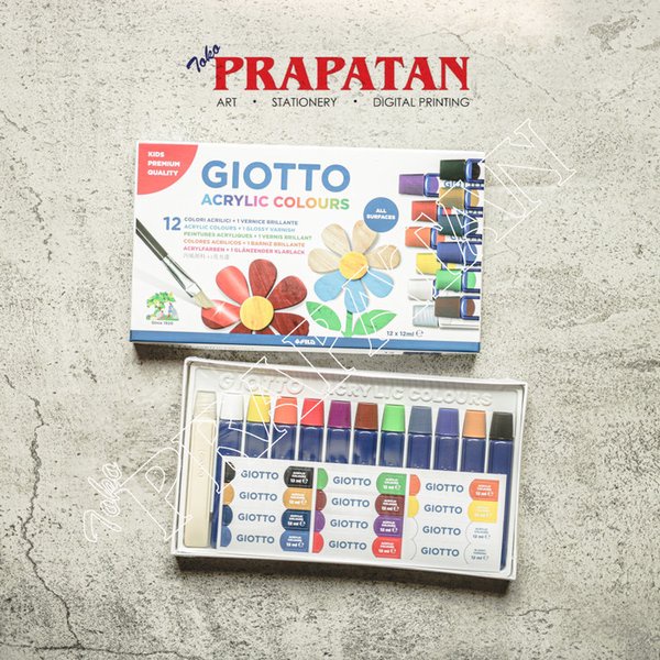 

Giotto Acrylic Colours set 12x12ml Cat Akrilik Giotto set