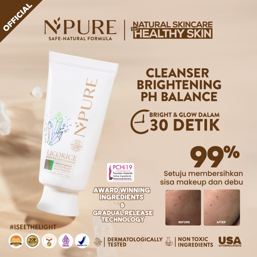 NPURE LICORICE BRING THE LIGHT CLEANSER 80 GR