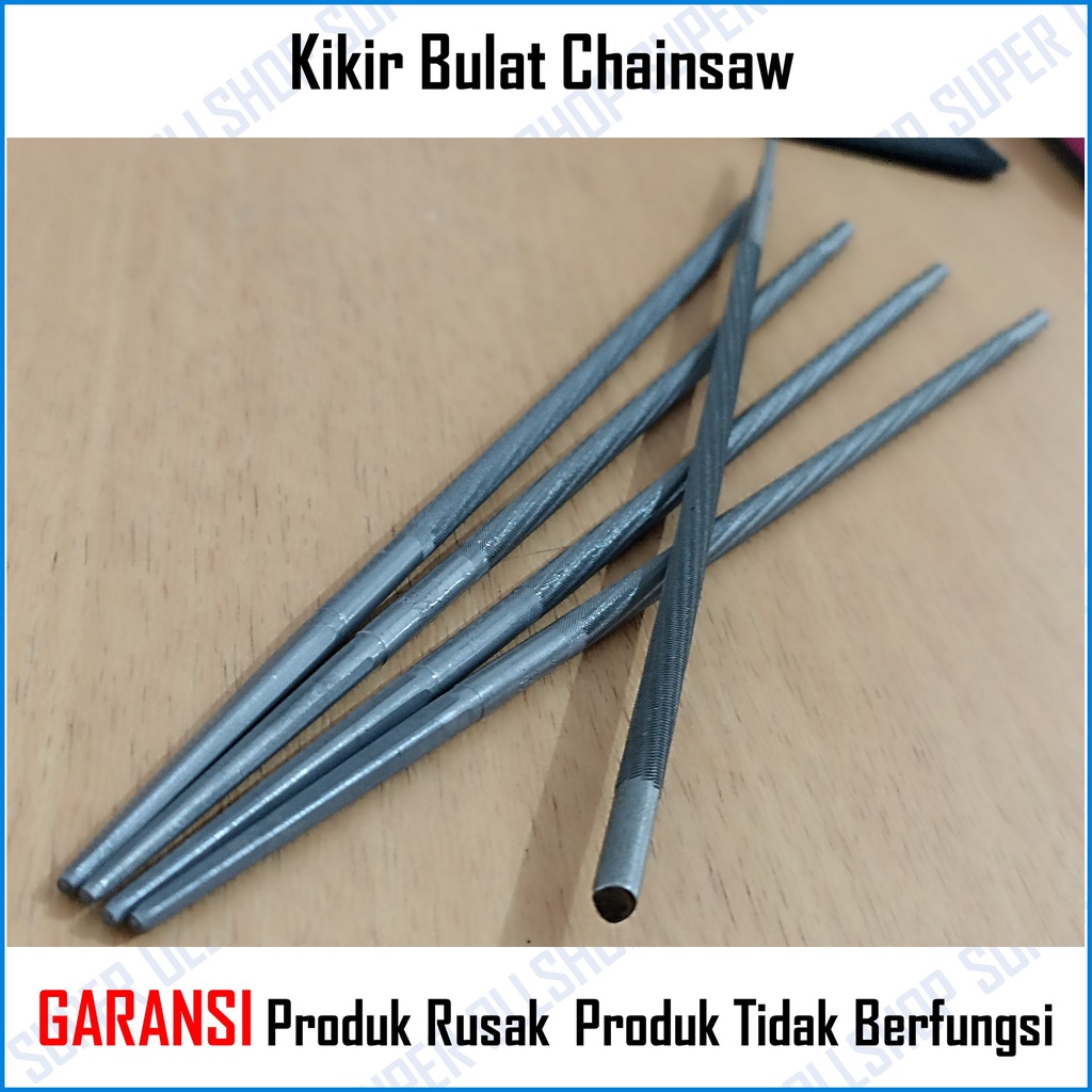 Kikir Bulat CHAINSAW Gergaji Senso 4,8x200mm 4.8x20cm Kikir Rantai CHAINSAW Senso