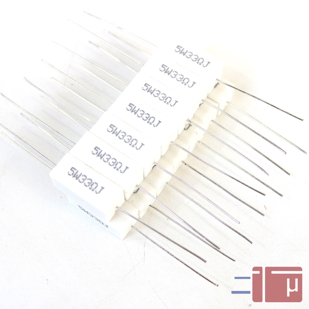 Resistor Kapur 33R 33 Ohm 5W Taiwan Kaki Tembaga