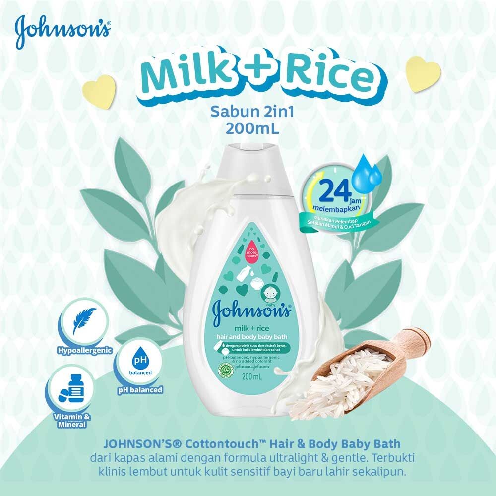 Johnson's Baby Bath Milk n Rice