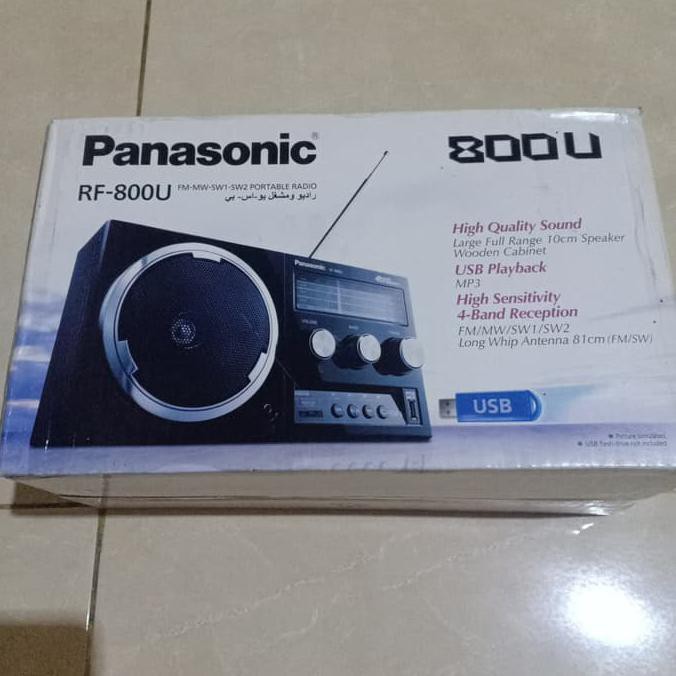 Fikashop000 | Panasonic Radio Jadul Rf-800U Fm-Mw-Sw1-Sw2 Portable Radio
