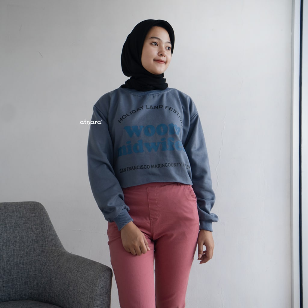 Nara Grosir - Woom Sweater | Fashion Terkini | Sweater Termurah